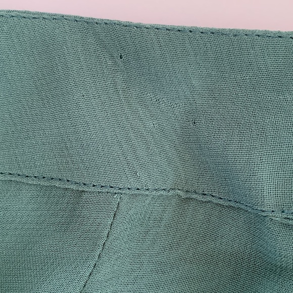 Amazing Vintage Elephant Bell Bottom Green Pants Size Small - Picture 15 of 16